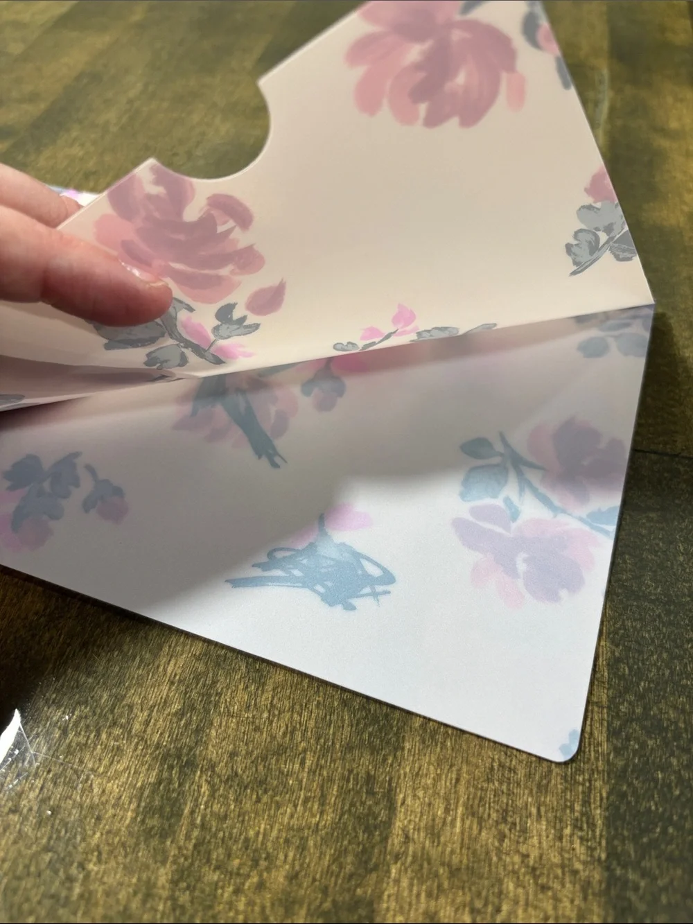 Coach Pink Floral Folder